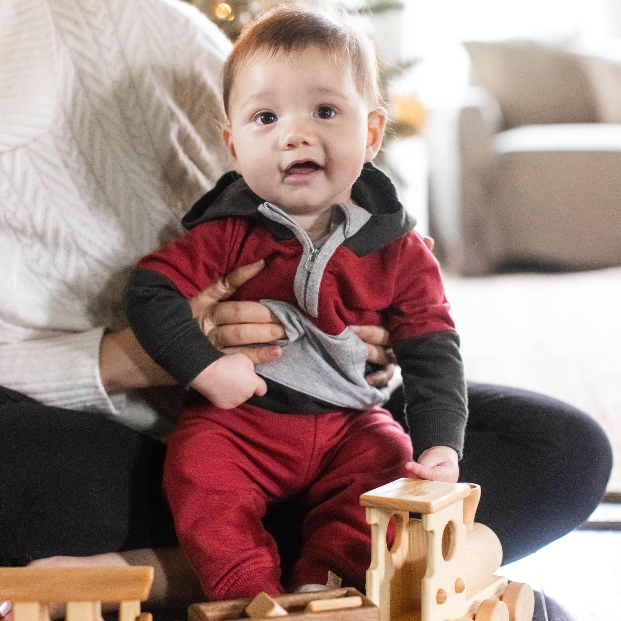 Burt's Bees Baby Baby Boys' Hoodie and Pant Set, Top & Bottom Outfit Bundle, 100% Organic Cotton - Image 3
