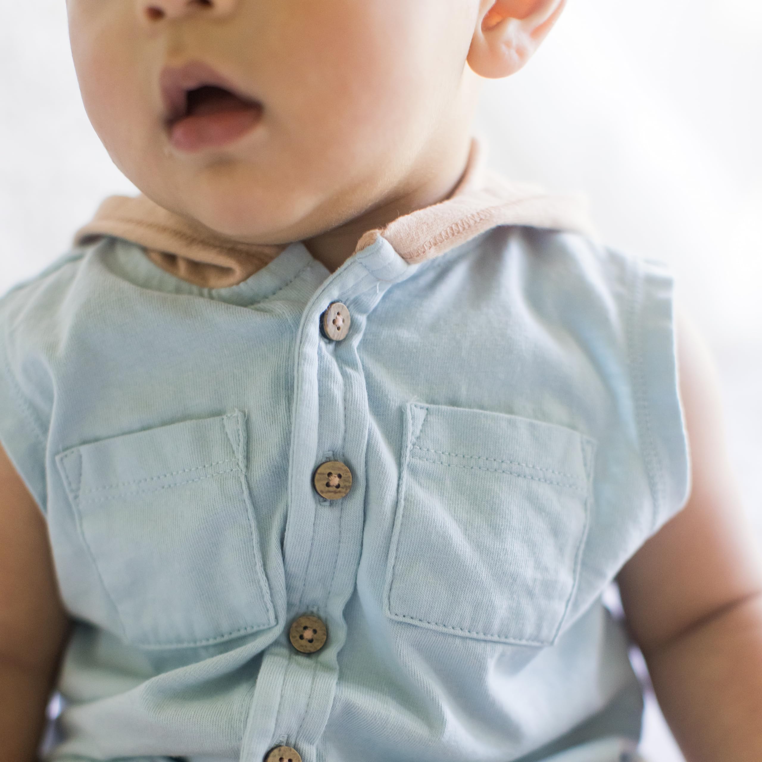 Burt's Bees Baby Baby Boys' Shirt and Pant Set, Top & Bottom Outfit Bundle, 100% Organic Cotton - Image 4