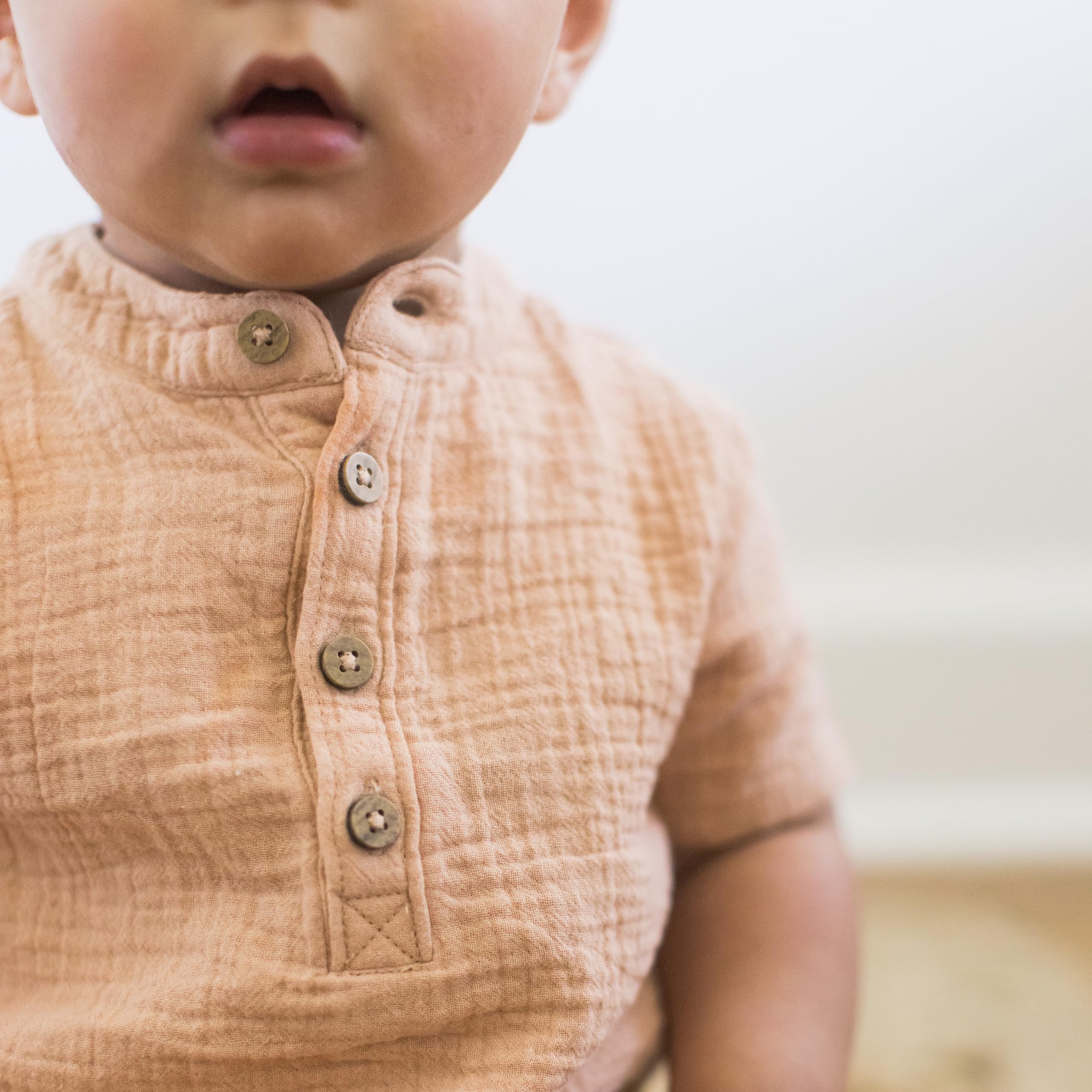 Burt's Bees Baby Baby Boys' Shirt and Pant Set, Top & Bottom Outfit Bundle, 100% Organic Cotton - Image 4