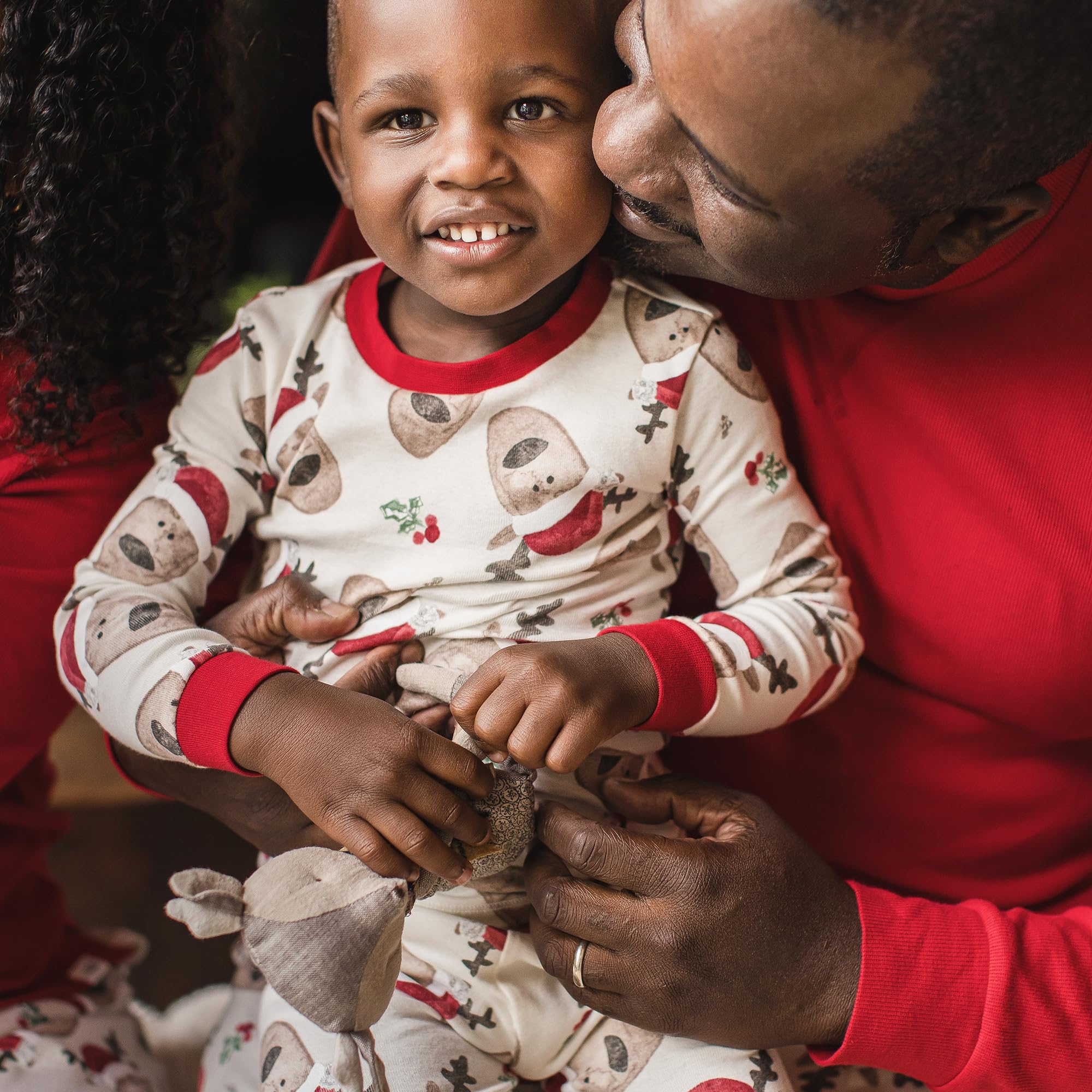Burt's Bees Baby Family Matching Holiday Pajamas - Organic Cotton PJs for Infants, Toddlers, Kids, Men, and Women - Image 4