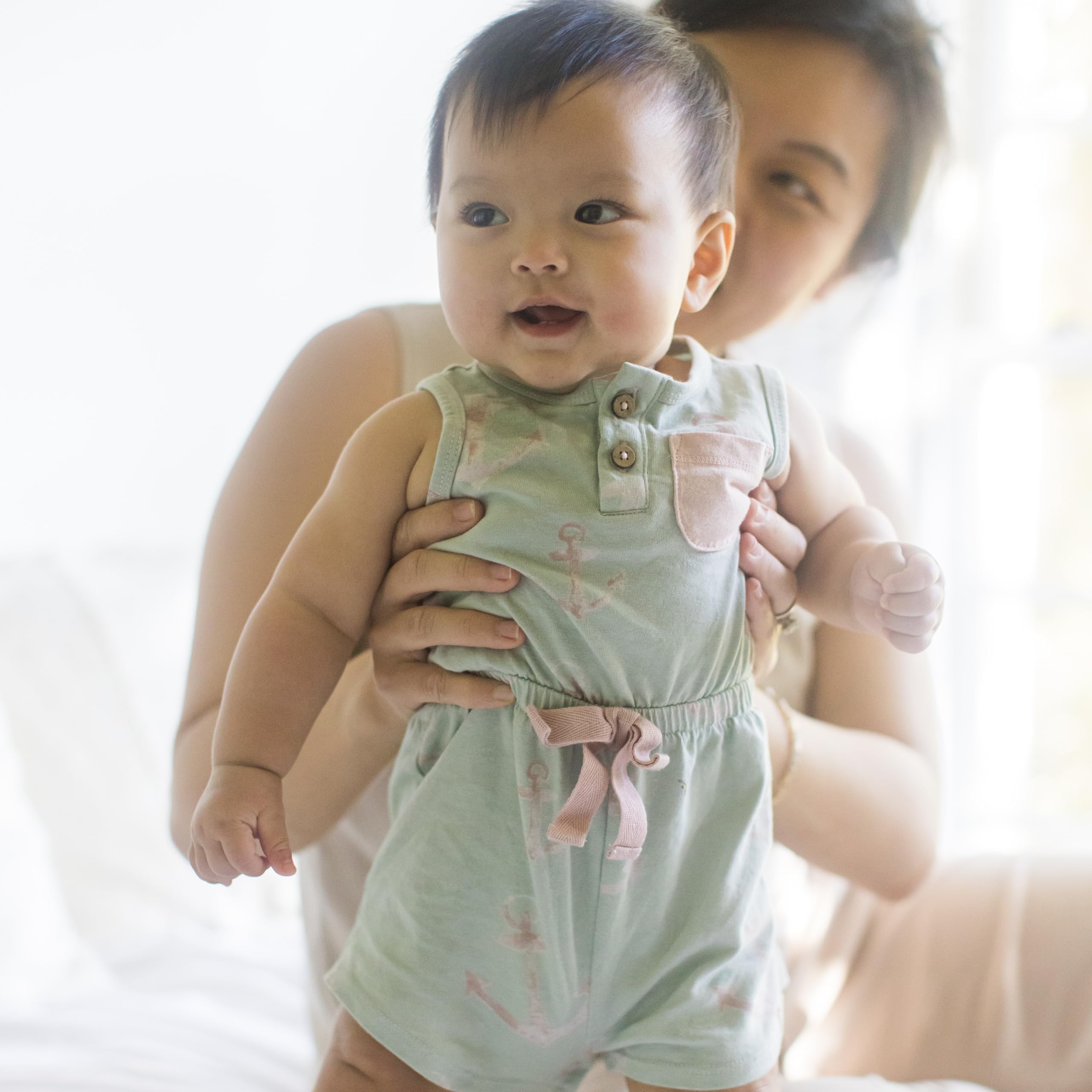 Burt's Bees Baby Baby Girls Rompers, One Piece Jumpsuits, 100% Organic Cotton and Toddler Layette Outfit - Image 3