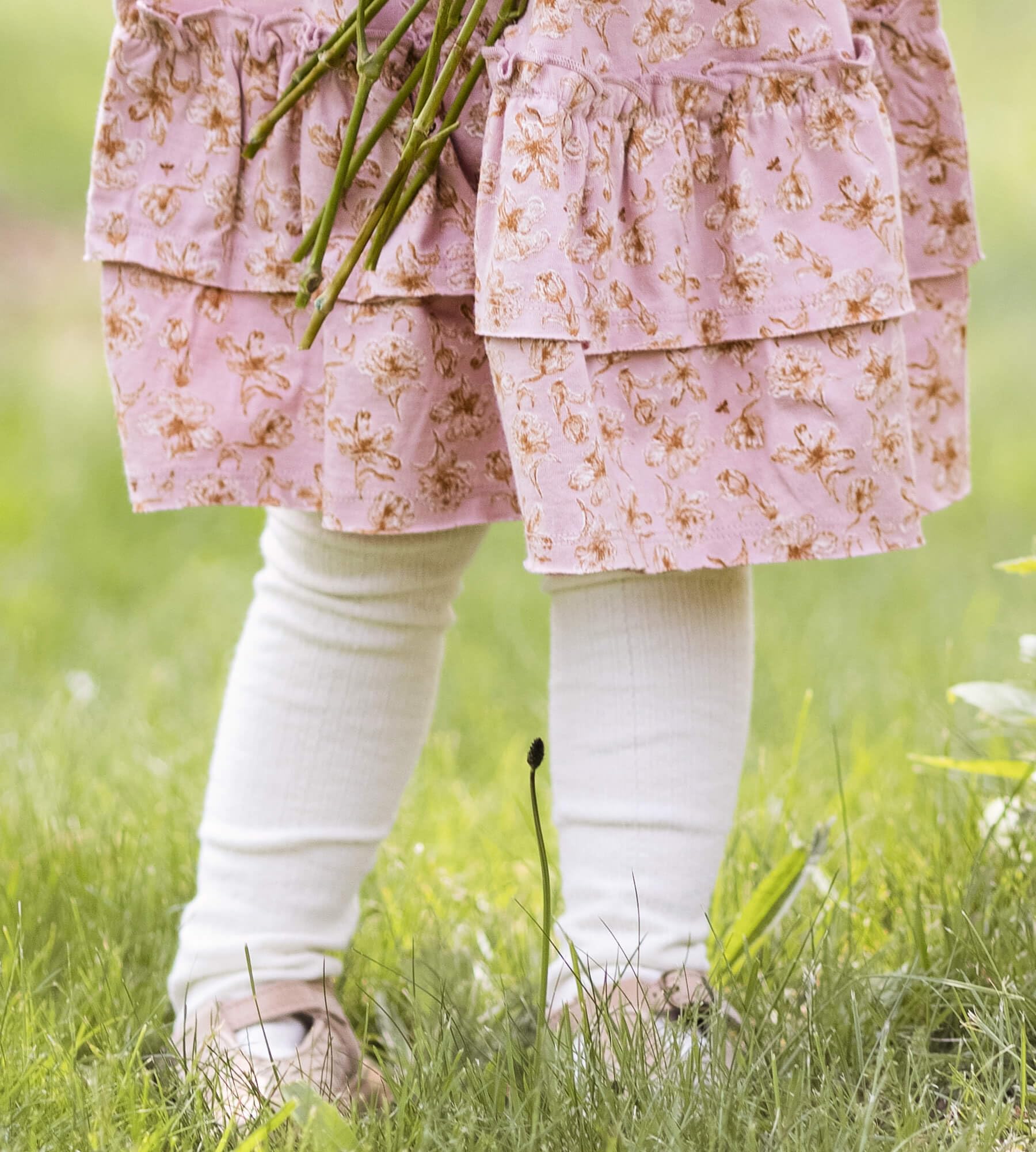 Burt's Bees Baby Baby Girls' Tights, Stockings Long Cable Knit Organic Cotton Accessories for Infant and Toddler, Sizes 0-6m to 5t - Image 3