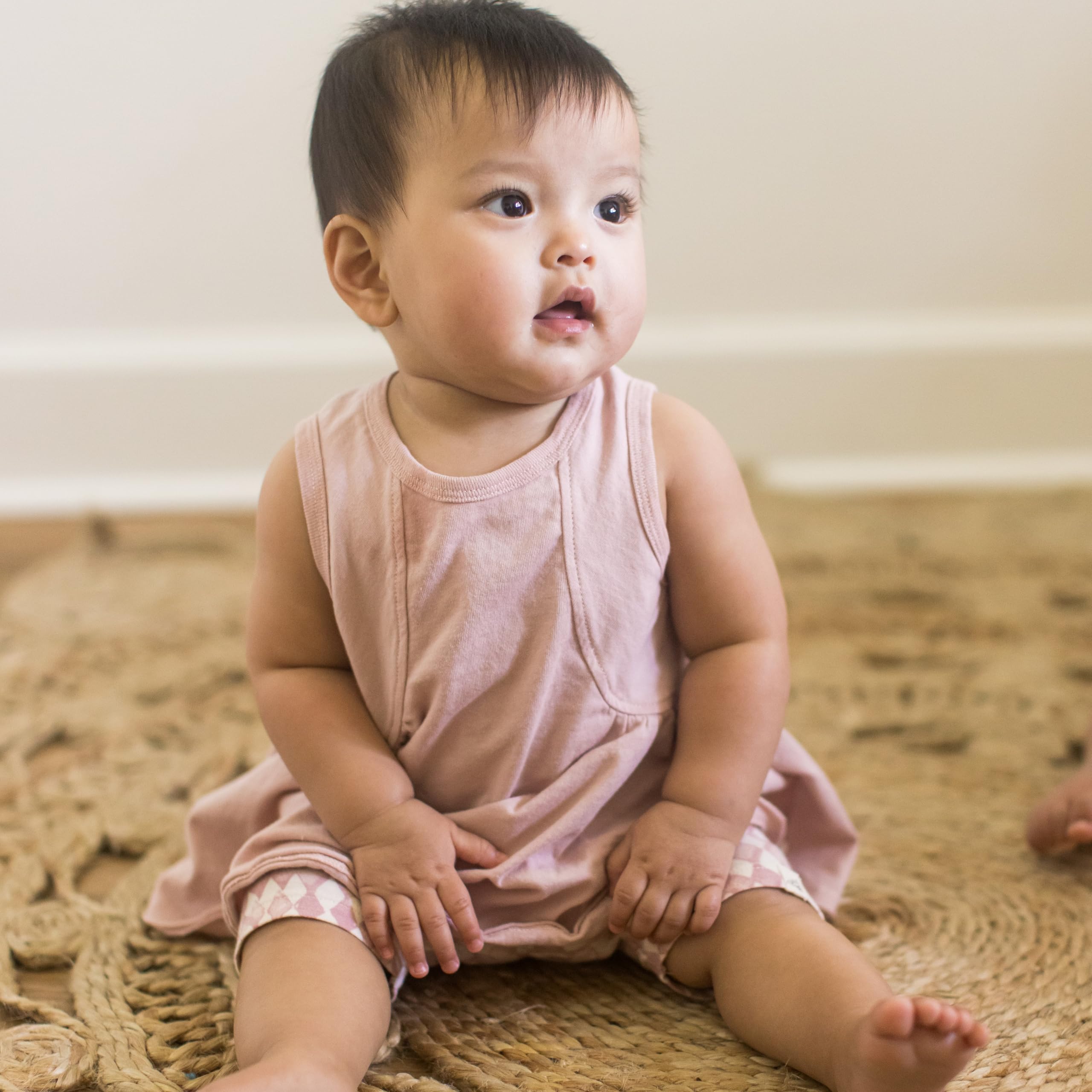 Burt's Bees Baby Baby Girls' Top and Pant Set, Sleeveless Tunic and Leggings Bundle, 100% Organic Cotton - Image 3