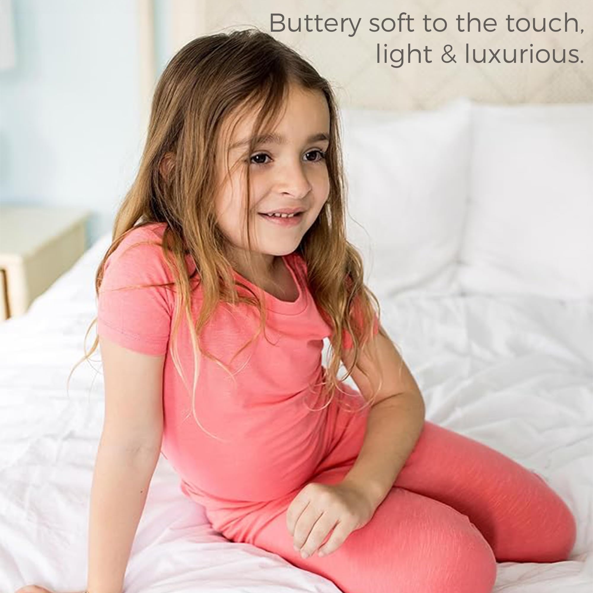 Burt's Bees Baby Baby Honeysoft 2-piece Pajamas, Jersey Slub Short Sleeve Tee and Pant Pj Set – Organic Cotton & Lyocell Blend - Image 3