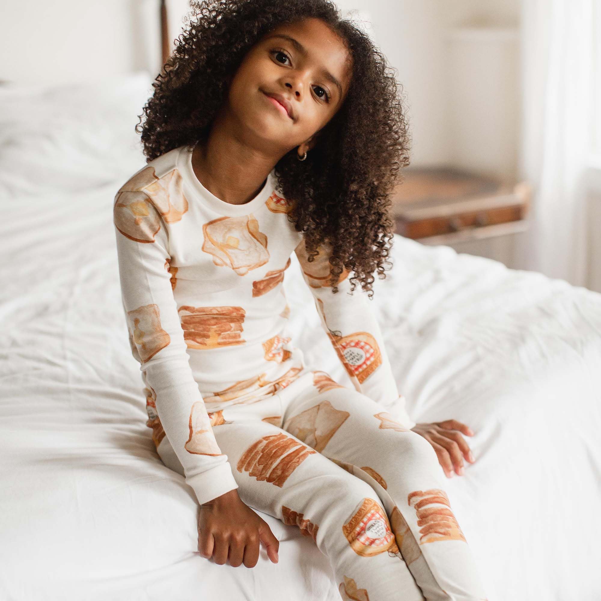 Burt's Bees Baby Boys' 2-Piece Long Sleeve Tee and Pants Organic Cotton Pajama Set - Image 3