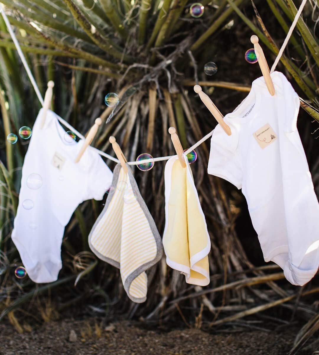 Burt's Bees Baby Infant Washcloths, 100% Organic Cotton, Soft and Super Absorbent Knit Terry & Woven Terry Wash Cloth - Image 3
