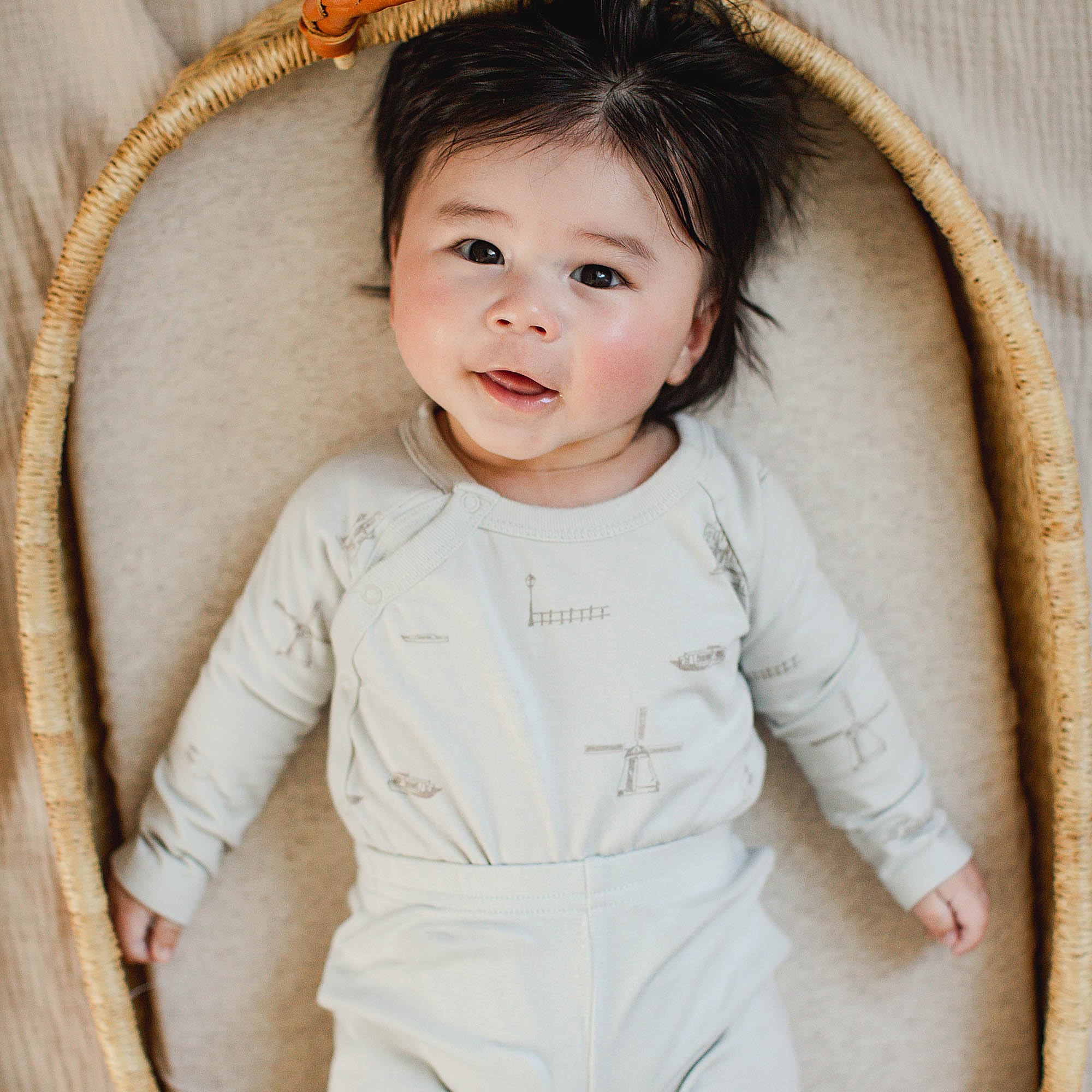 Burt's Bees Baby Unisex 3-Piece Bodysuit and Pant Set, 100% Organic Cotton Infant Outfit - Image 3