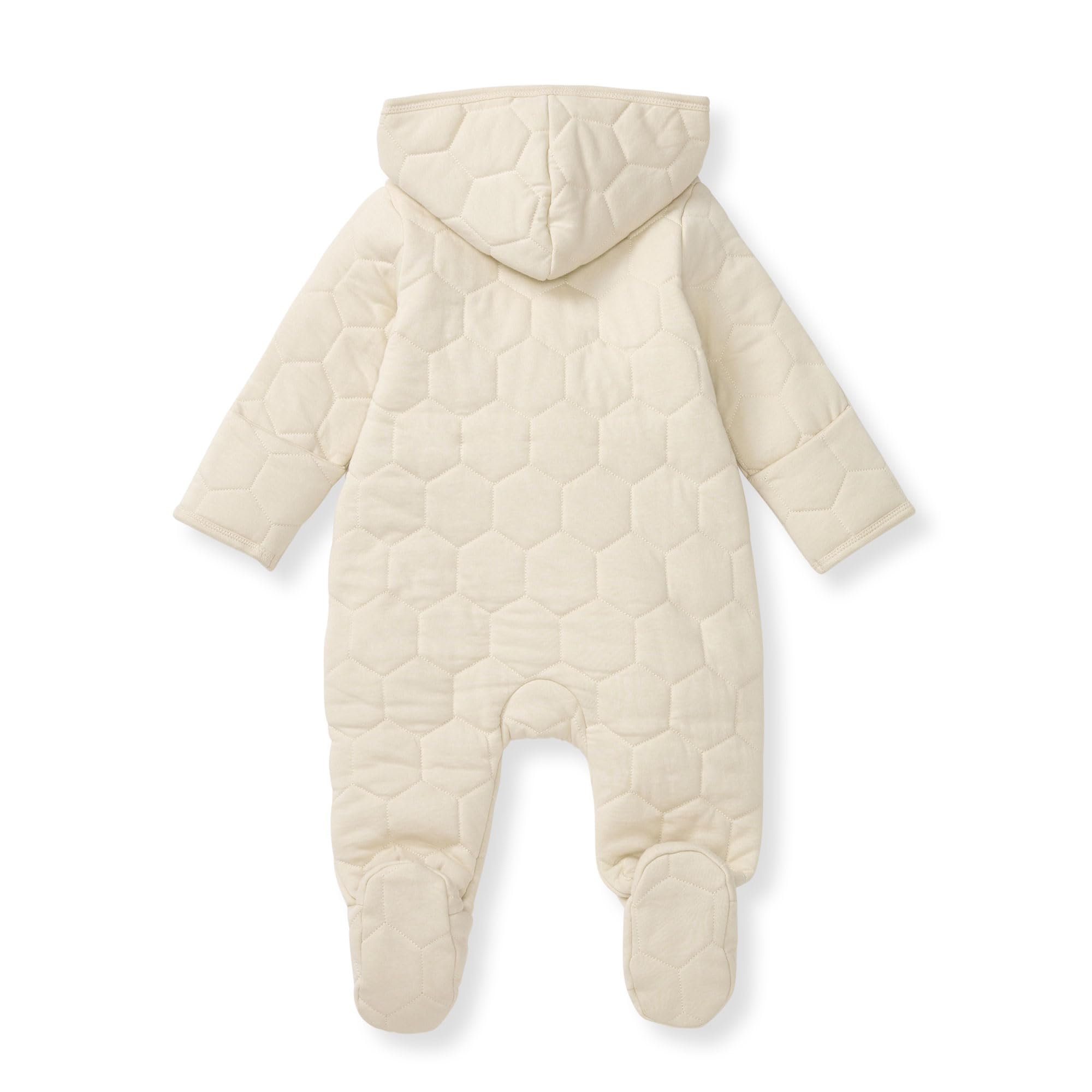 Burt's Bees Baby Unisex Infant Bunting Jumpsuit, Organic Cotton One-Piece Long Sleeve Outfit Coverall - Image 2